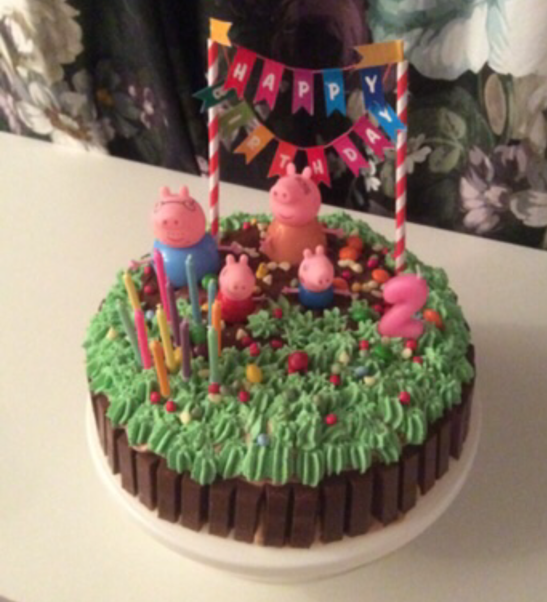 Peppa pig cake